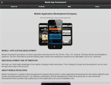 Tablet Screenshot of mobiledeveloped.com